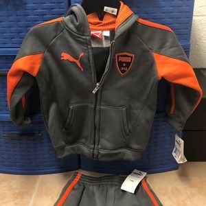 Puma boys hoodie set size 24M